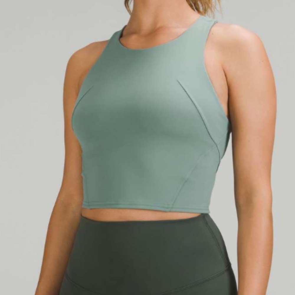 Lululemon forest Green invigorate tank